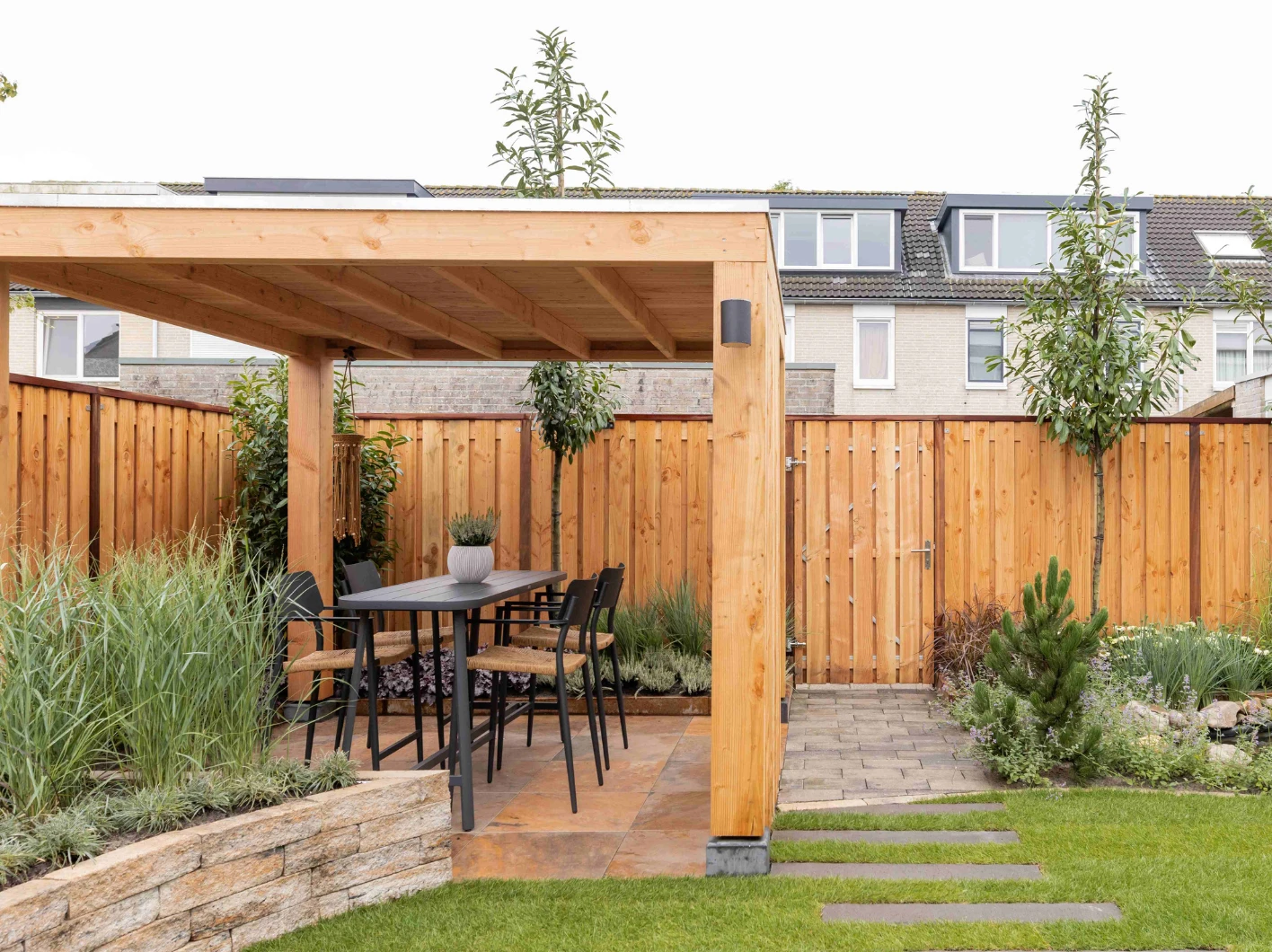 Hardhout Angelim Vermelho Paal 6.8 x 6.8 cm (68 x 68 mm) Geschaafd - Lengte 300 cm - Afbeelding 6